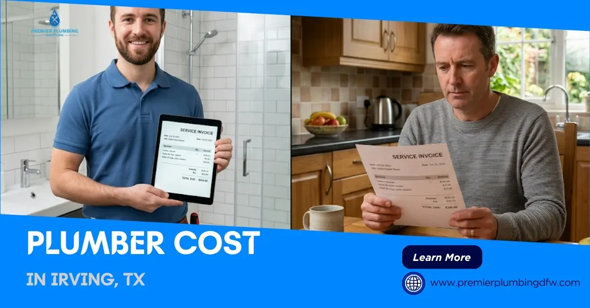 Plumber Cost in Irving, TX 2026 - Real Prices & Fees